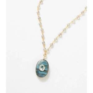 NEW NATIVE GEM women's amulet necklace in amazonite